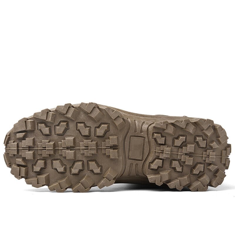 Military boots in brown colour option for outdoor and tactical use