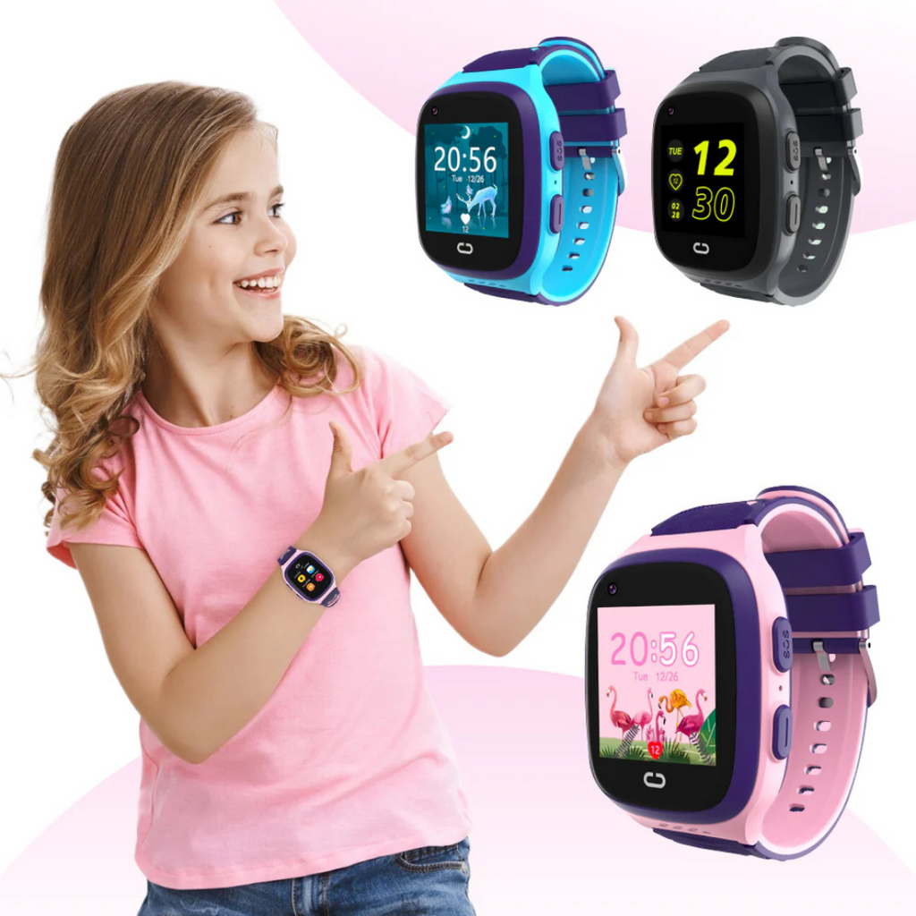 Kids' smart watch showing incoming call from approved contact only.