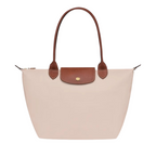 Longchanp Le Pliage bag styled with professional outfit