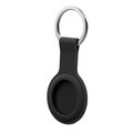Black AirTag holder offering secure protection and reliable mounting for GPS tracking devices