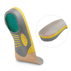 ConfortPlus™ orthopaedic insoles featuring raised arch support and triple-layer cushioning structure