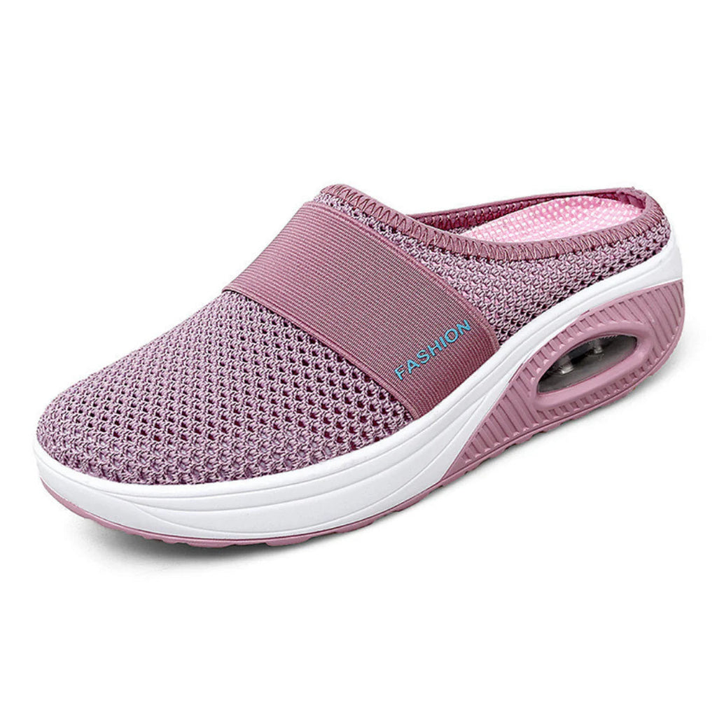 OrthoAir orthopaedic comfort shoes featuring breathable mesh fabric and air cushioning sole