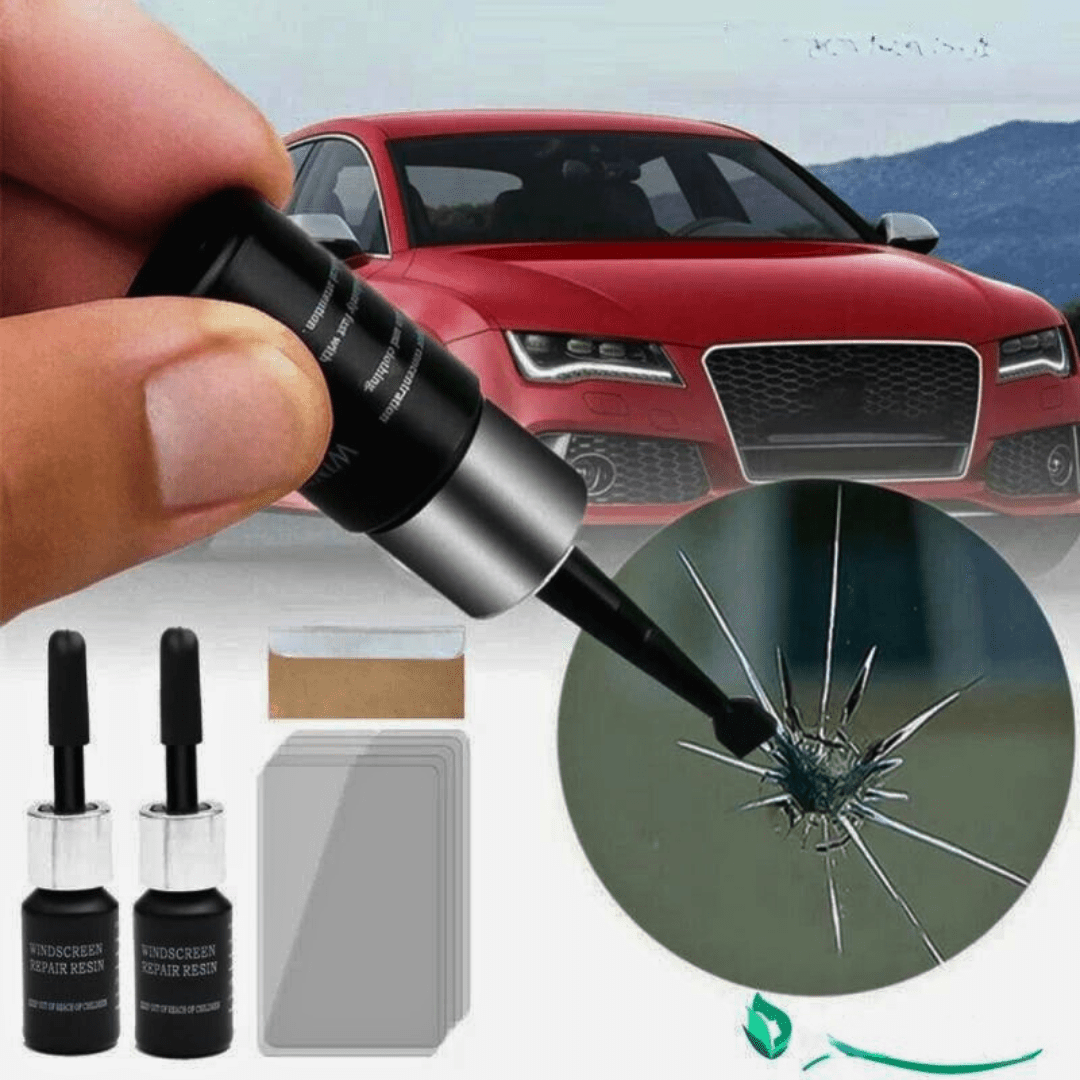 VerreFix car windscreen and glass scratch repair kit with nano liquid resin formula