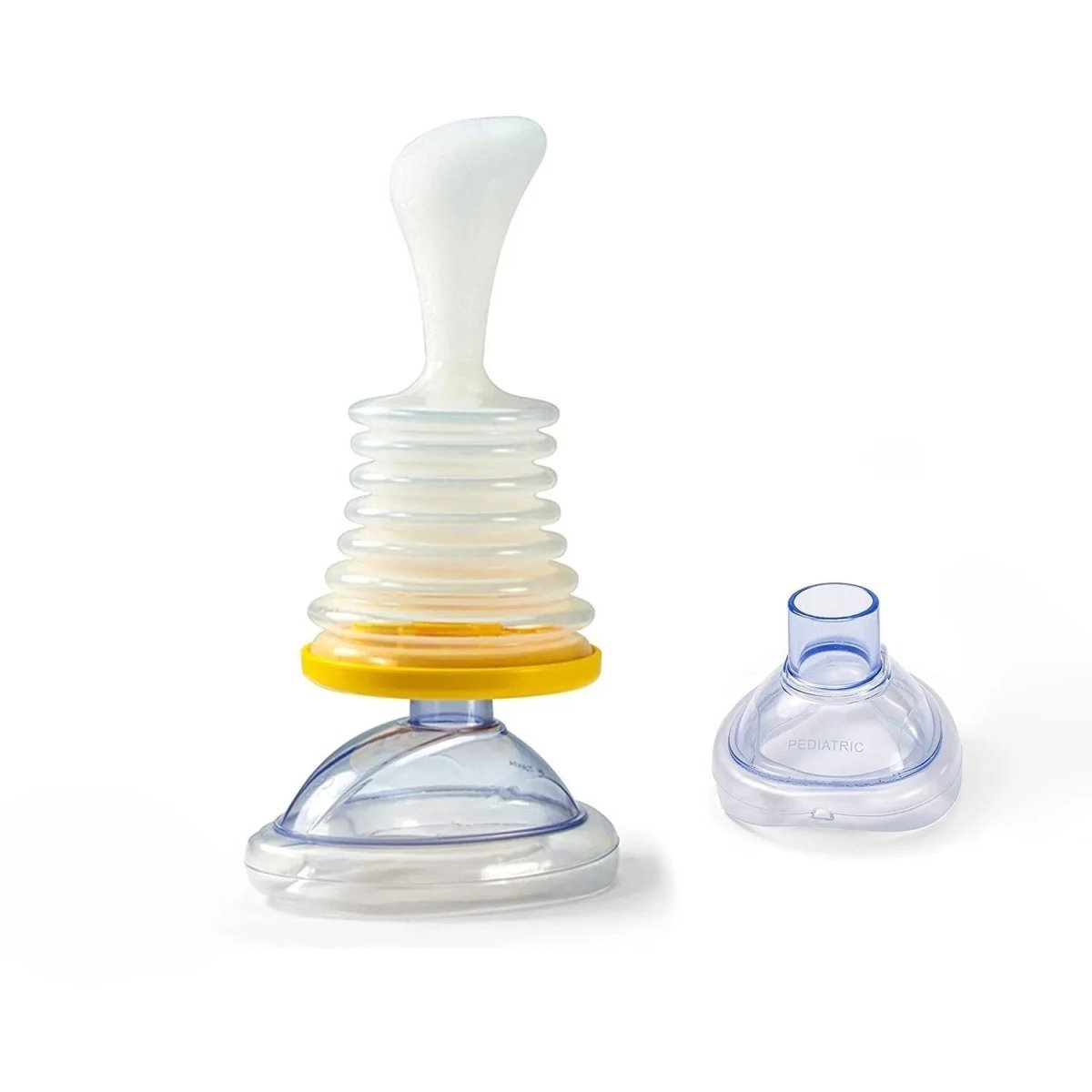 LIFEGUARD emergency anti-choking device with adult and child masks for family first aid