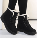 Close-up of WinterPlus elegant ankle boots showing orthopaedic design and ergonomic insole