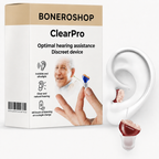 Rechargeable Invisible Hearing Aid – Discreet Water-Resistant Design | ClearPro