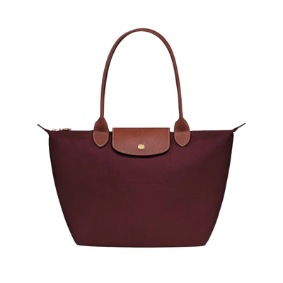 Longchanp | Le Pliage Bag – Lightweight Nylon and Leather Tote, Practical and Elegant for Everyday Use