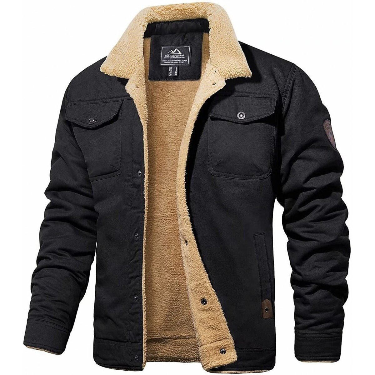 Rover Bomber Jacket shown from the front, displaying classic bomber silhouette and quality construction