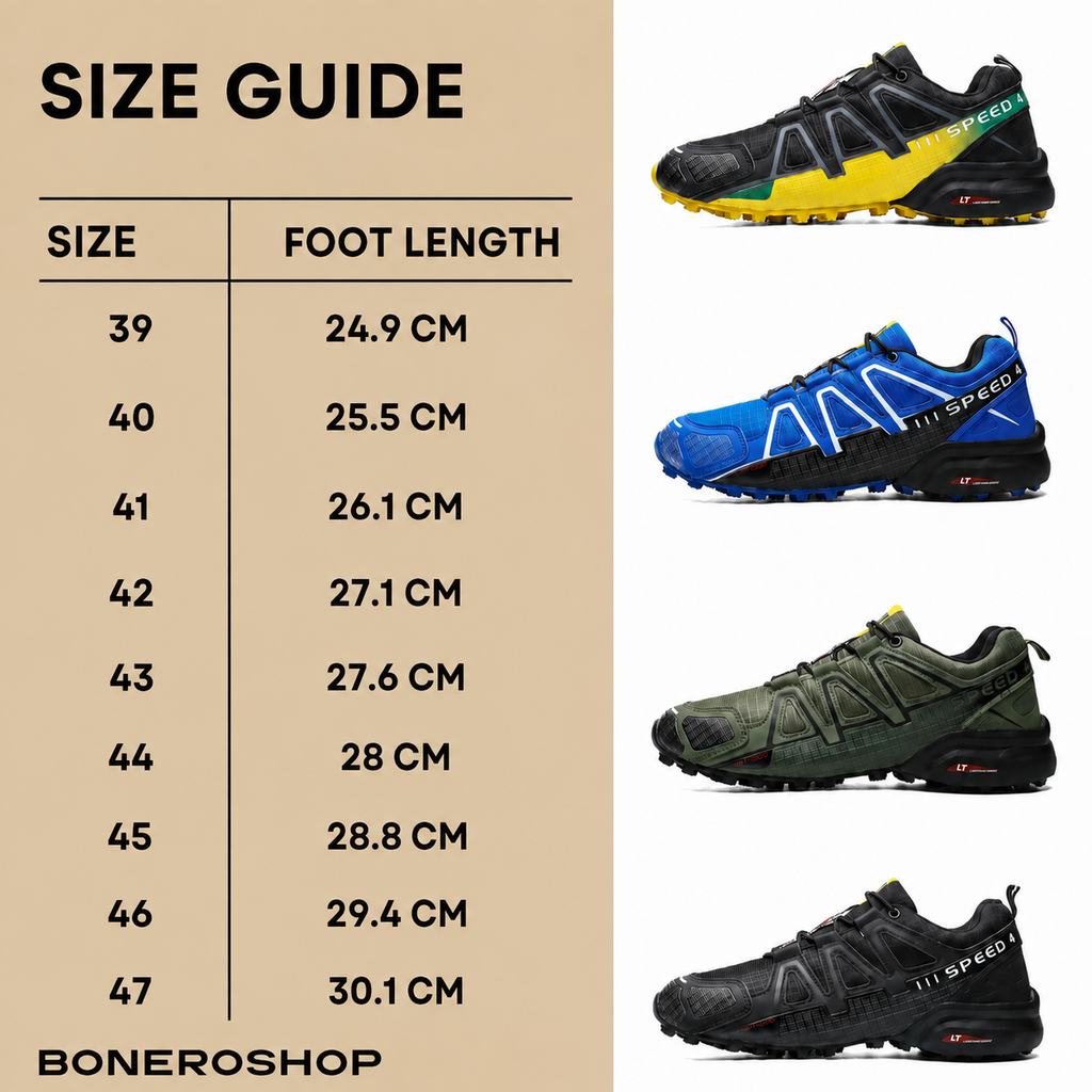 SpeedCross IV trainers lifestyle image showing versatility for trail and everyday wear.