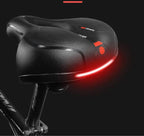 Close-up view of CLOUDCOMFORT PRO bicycle saddle showcasing breathable, cushioned materials.