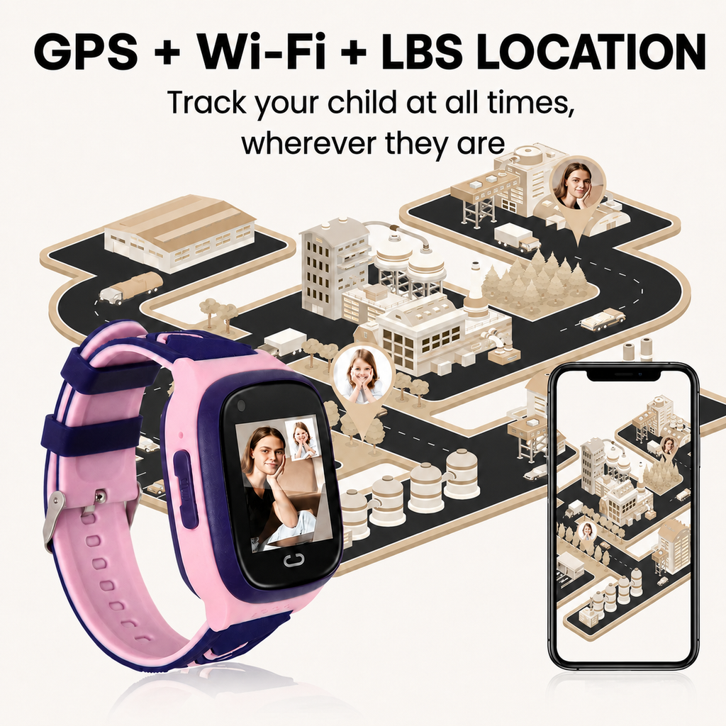 BONEROSHOP – Children's 4G GPS Smart Watch with Live Tracking