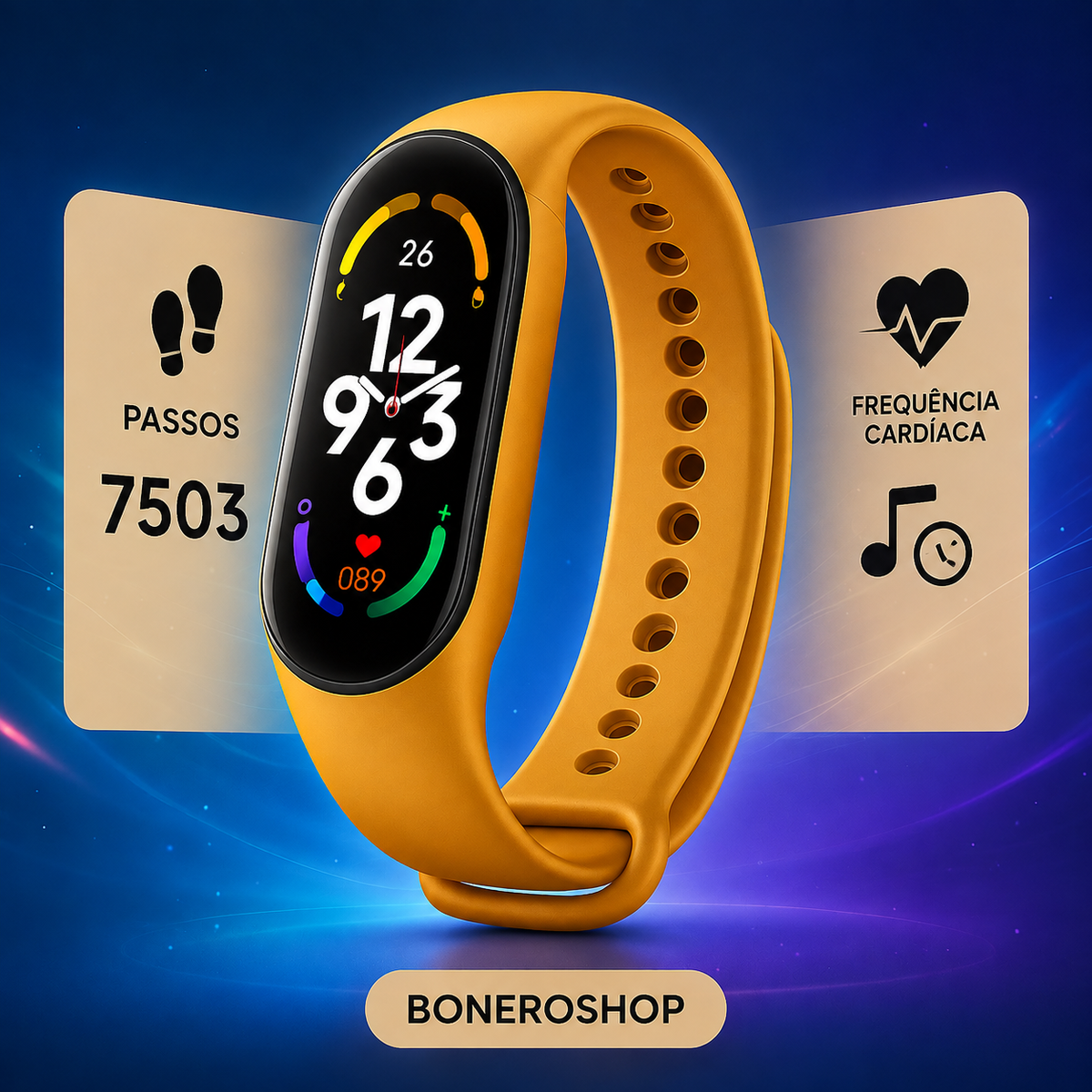 Children's fitness GPS watch showing health tracking features and comfortable silicone strap design