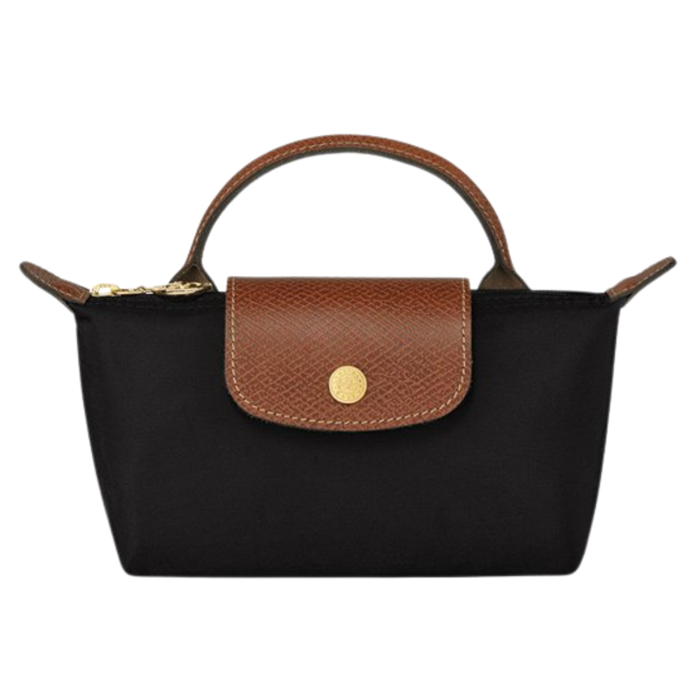 Longchamp Élan Mini Bag with Russian leather trims and gold-tone hardware detail