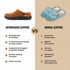 Men's Orthopaedic Slippers – Design with Soft Arch Support
