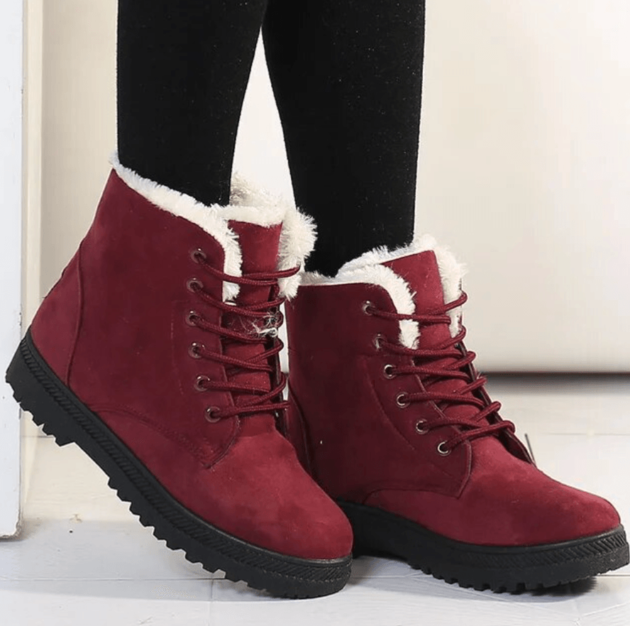 WinterPlus ankle boots worn by woman showing comfortable fit and fashionable design