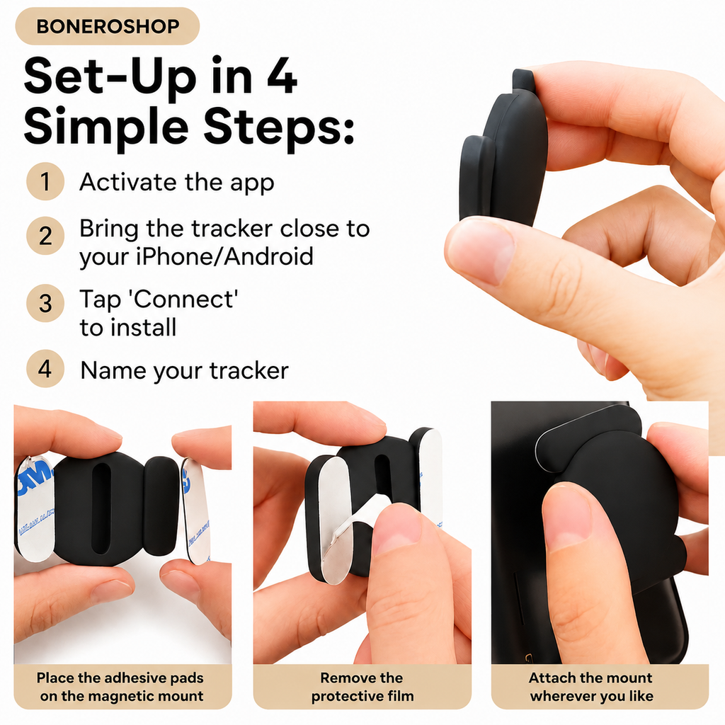 Discreet anti-theft GPS tracker for motorbikes with extended battery life
