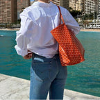 Versatile designer handbag for women in blue colour option with chic modern styling
