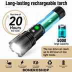 Lightweight aluminium torch engineered for comfortable one-handed operation