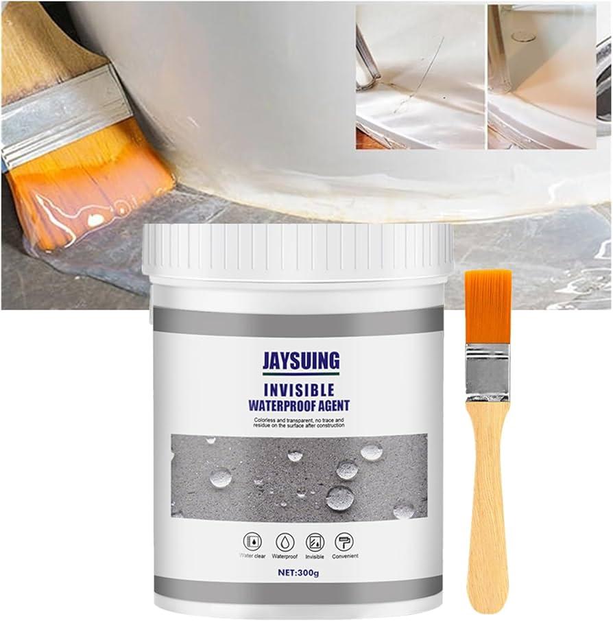 WaterPro waterproof sealant creating durable seal on roof gutter preventing water infiltration