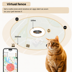 Waterproof IP65 GPS pet collar resisting rain, dirt and outdoor weather conditions