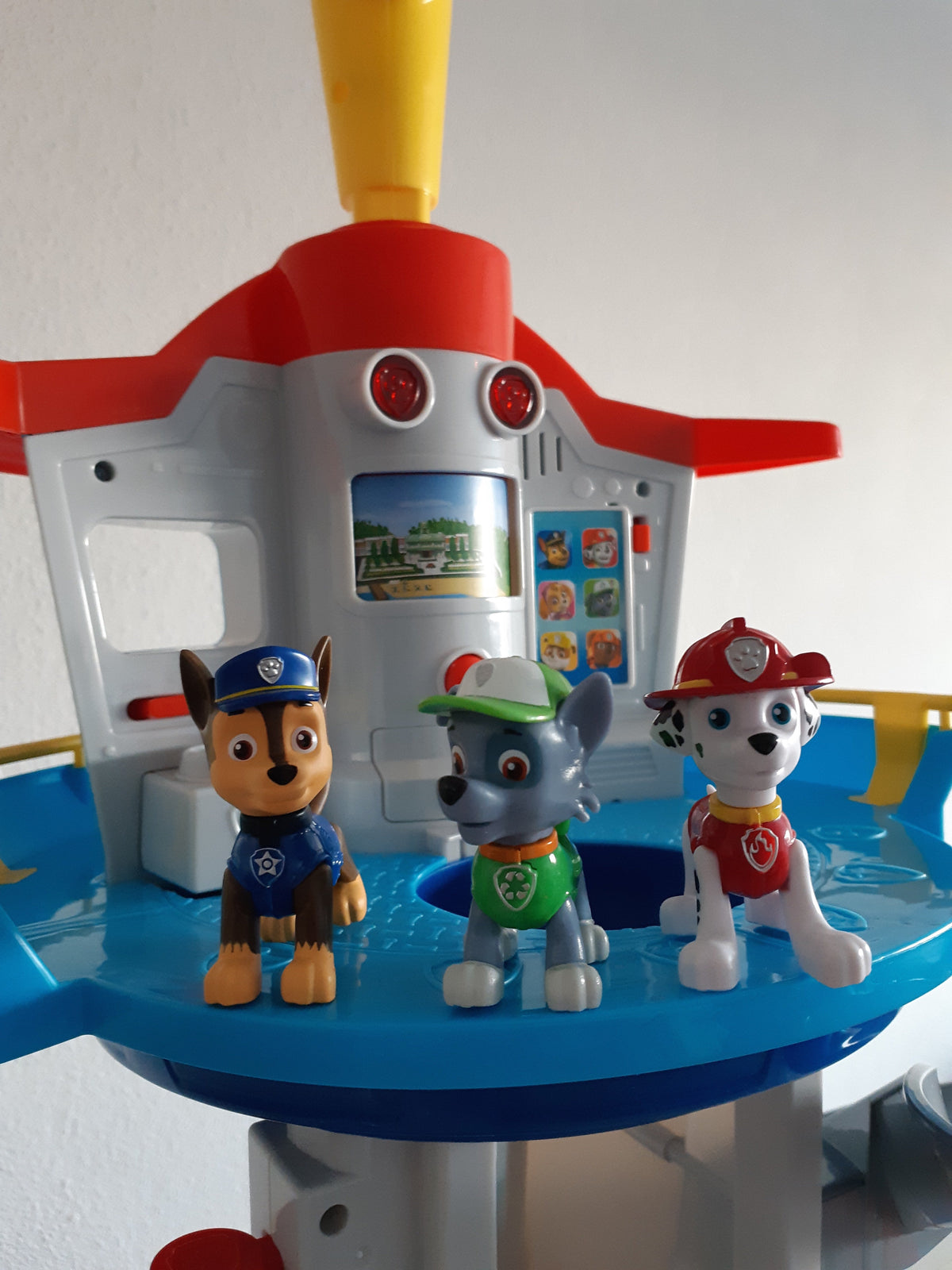 PawPatrol toy cars set in action during playtime