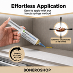Pest elimination gel syringe featuring Indoxacarb active ingredient for indoor use