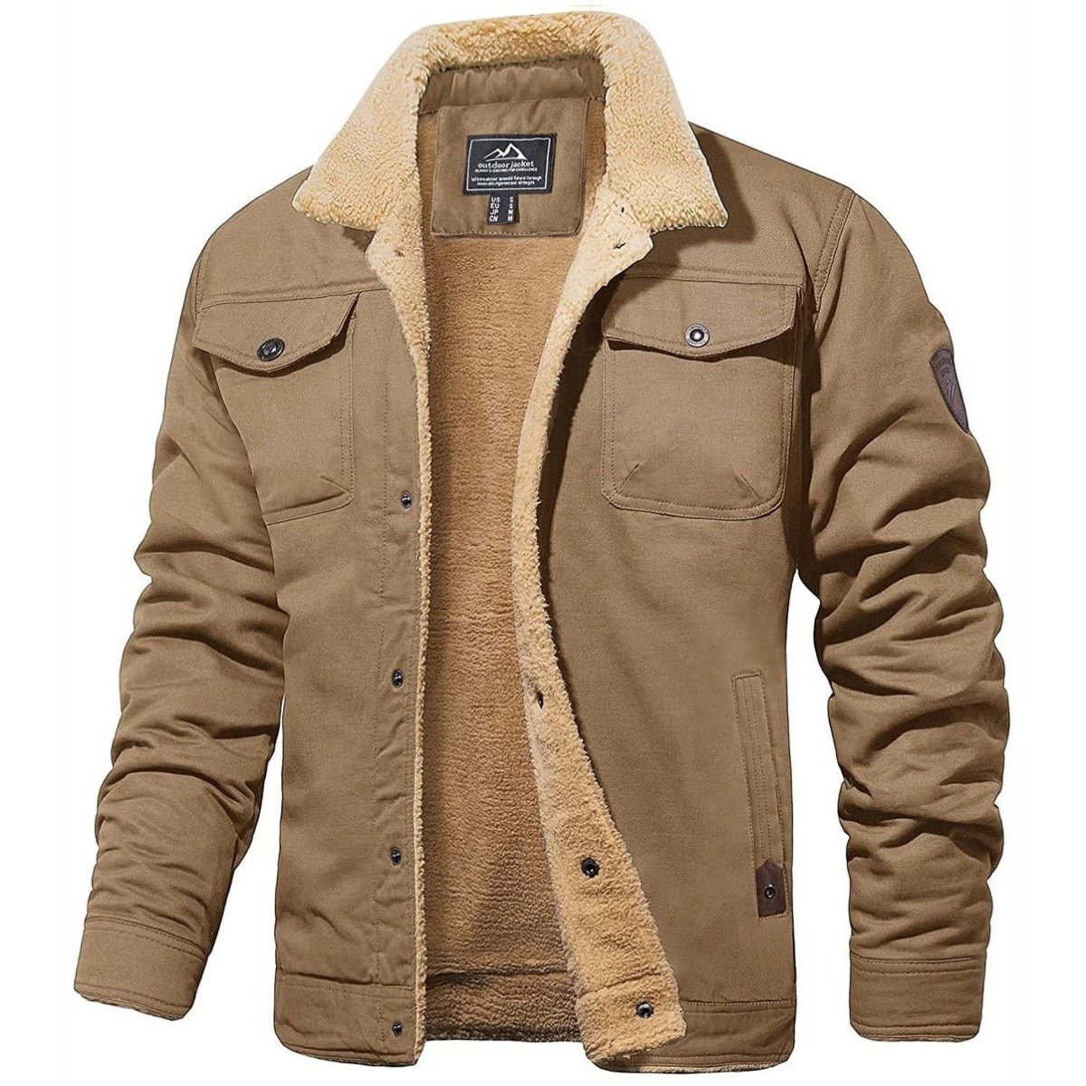 Side view of Rover Bomber Jacket highlighting comfortable fit and premium materials