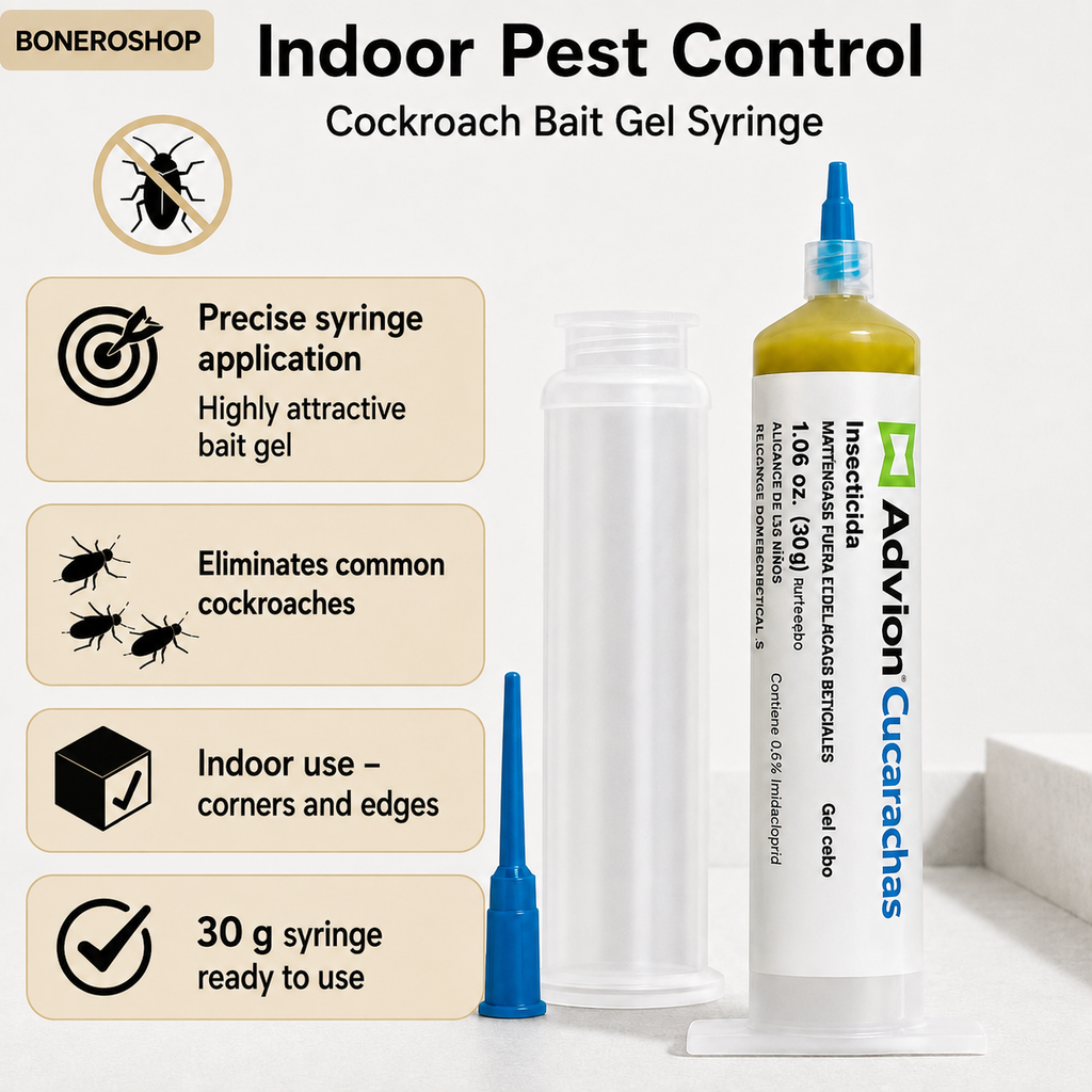 Cockroach bait gel syringe designed for precise pest targeting