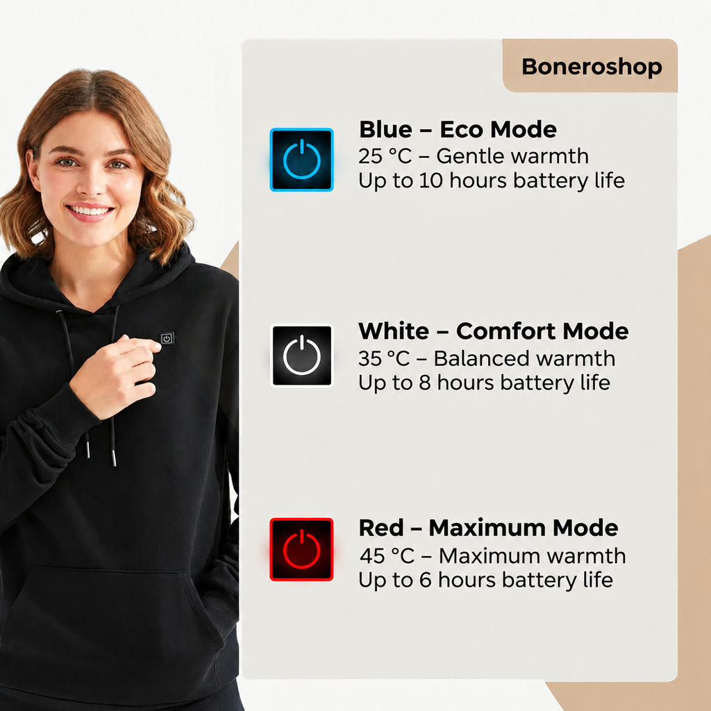Women's Heated Hoodie – Boneroshop X