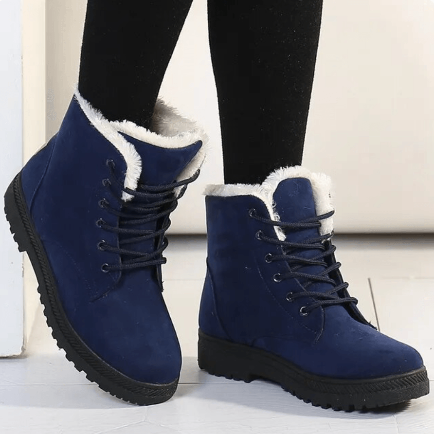 Detail of WinterPlus boots cushioning technology and high-quality materials