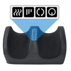 3D Shiatsu electric foot massager compact design in rose gold colour option