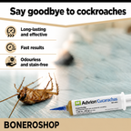 Gel bait syringe for cockroach control in kitchens and bathroom areas