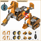 Master Builder Engineer Set – Montessori Construction Toys for Beginners – Meccano-Style Building Sets