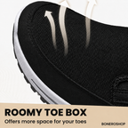 Side view of OrthoPro shoes highlighting breathable material and slip-on design