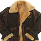 Men's bomber jacket sleeve pocket with zip closure