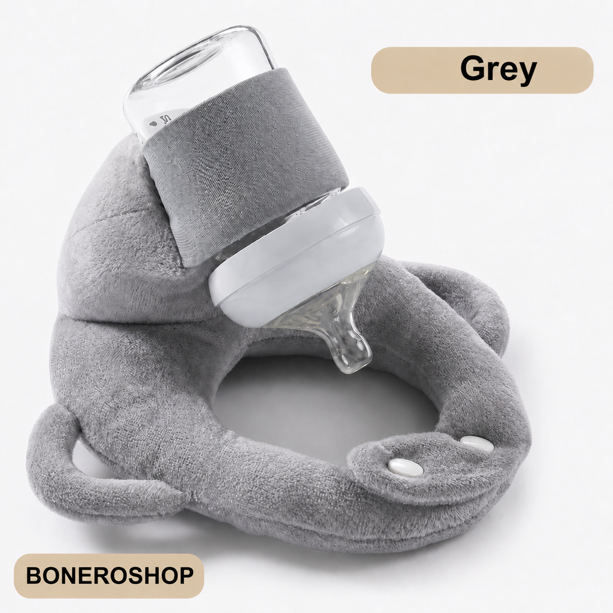 Self-Feeding Baby Bottle Cushion – Hands-Free Support Pillow