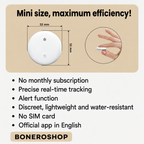 Children's GPS Tracker – No Monthly Fees – Works with Apple Find My & Android Find My Device