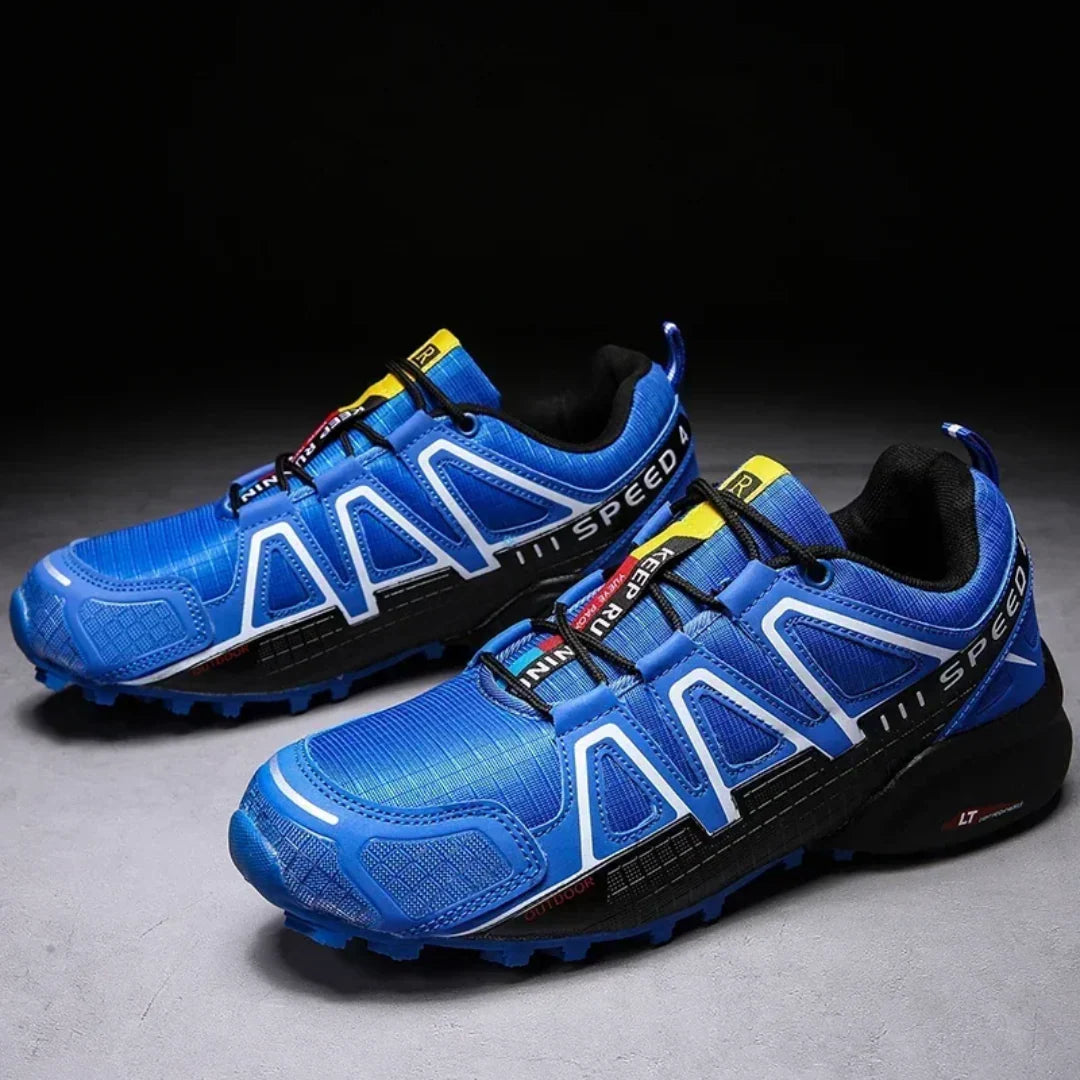 SpeedCross IV trainers side angle revealing responsive cushioning and lightweight build.