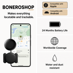 Compact GPS Pet Tracker – Worldwide Location Tracking via Apple & Android Find My – Zero Subscription Costs