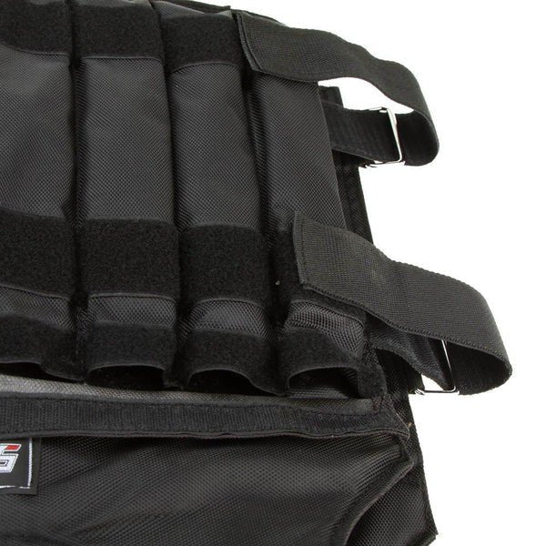 20kg weighted vest with removable weight packs for variable load adjustment