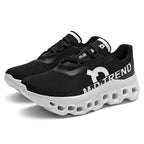 SKYLACE trainers in Black colourway styled with casual sportswear