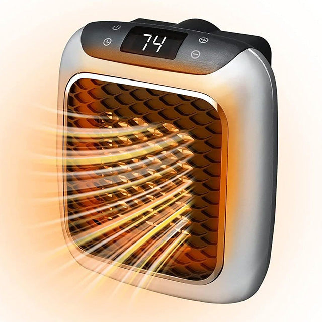 BONEROSHOP electric heater with 12-hour programmable timer display