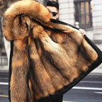 Back view of Olivier men's parka showing fit and design