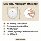 Bicycle GPS Tracker – No Monthly Fee – Works with Apple Find My & Google Find My Device – Anti-Theft