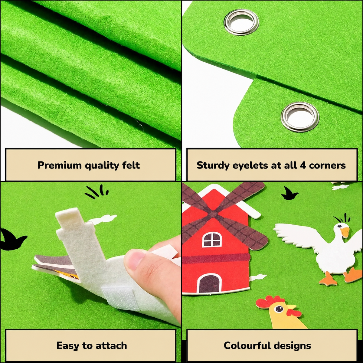 Montessori Felt Board Farm – StoryFelt™
