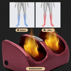 3D Shiatsu foot massager three intensity levels and reversible rotation demonstration