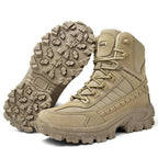 Breathable military boots interior lining and cushioned insole for comfort