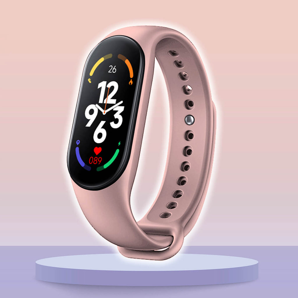 Children's fitness GPS watch notification display showing call and message alerts