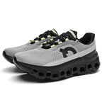 Overhead view of SKYLACE trainer displaying breathable mesh upper and adaptive fit