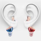 ClearPro hearing aid in active use during conversation demonstrating clear sound enhancement